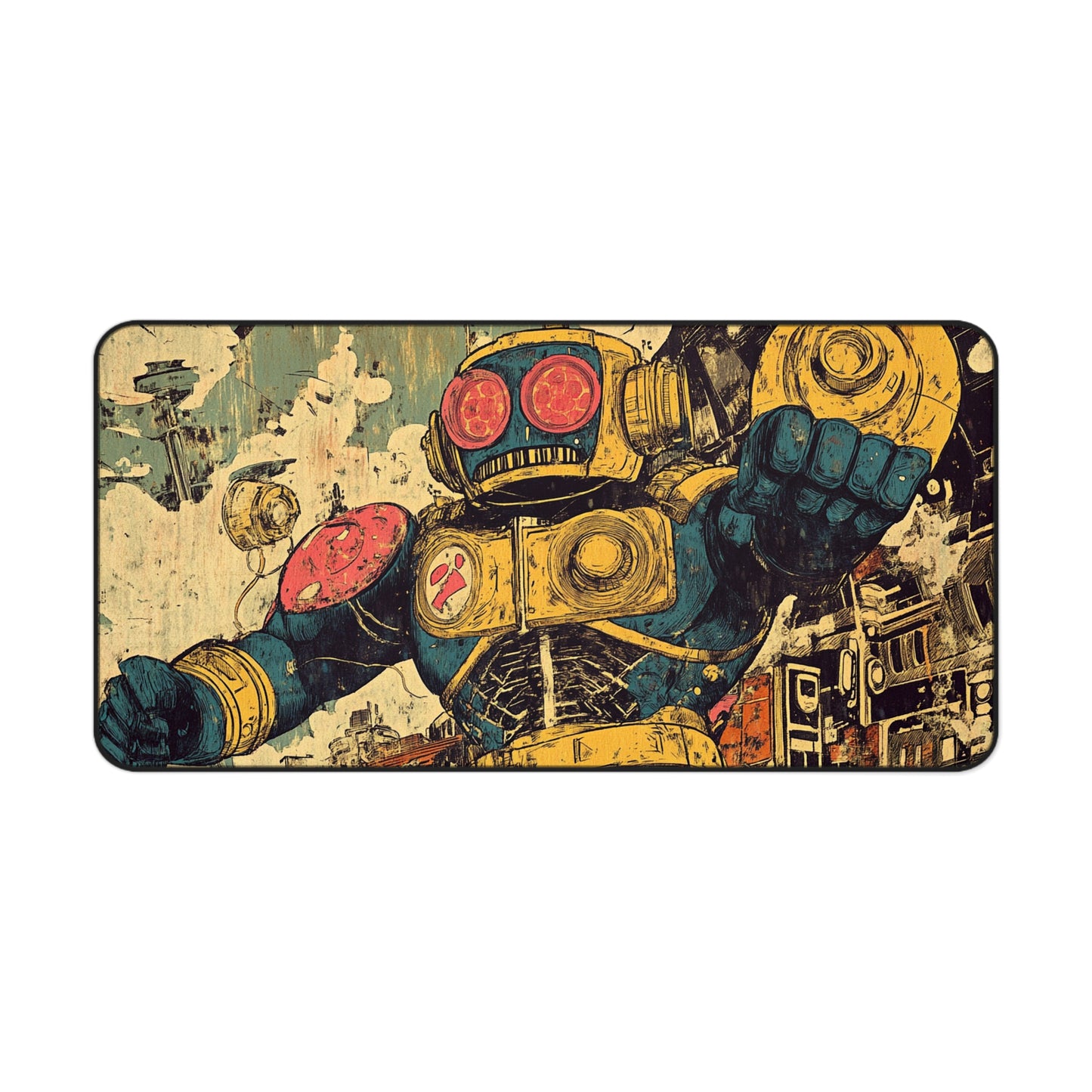 Comic Book Art Desk Mat, Mouse Pad, Gaming Mat