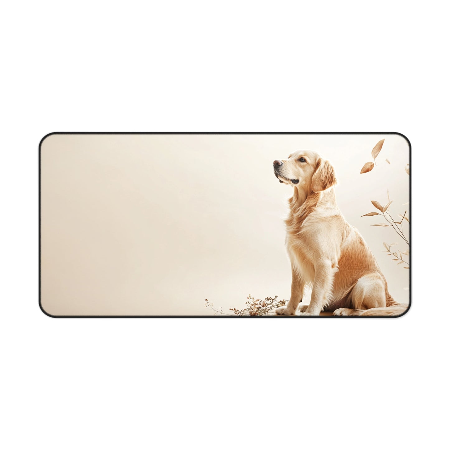 Golden Retriever Desk Mat, Mouse Pad, Gaming Mat