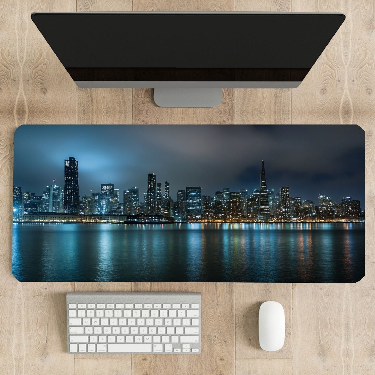 Philadelphia Skyline Desk Mat, Mouse Pad, Gaming Playmat