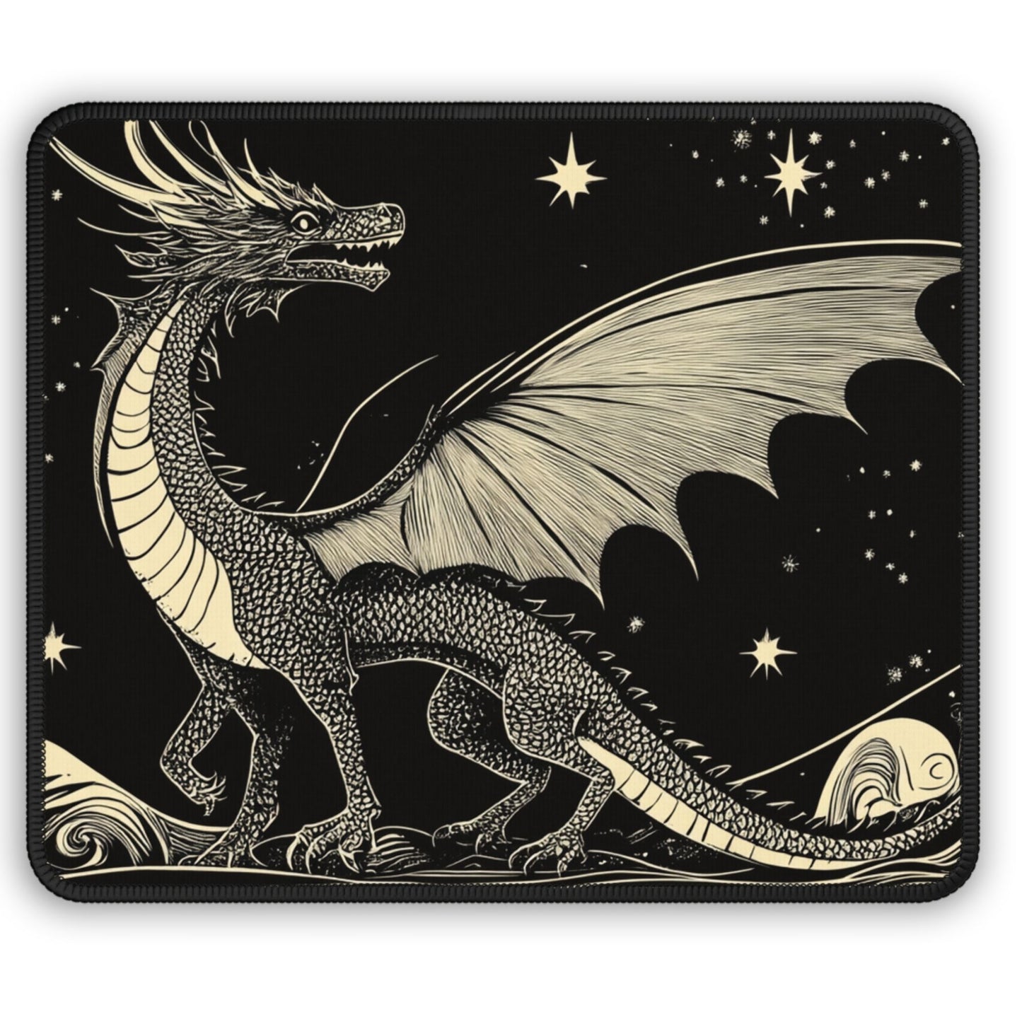 Celestial Dragon Desk Mat, Mouse Pad, Gaming Mat