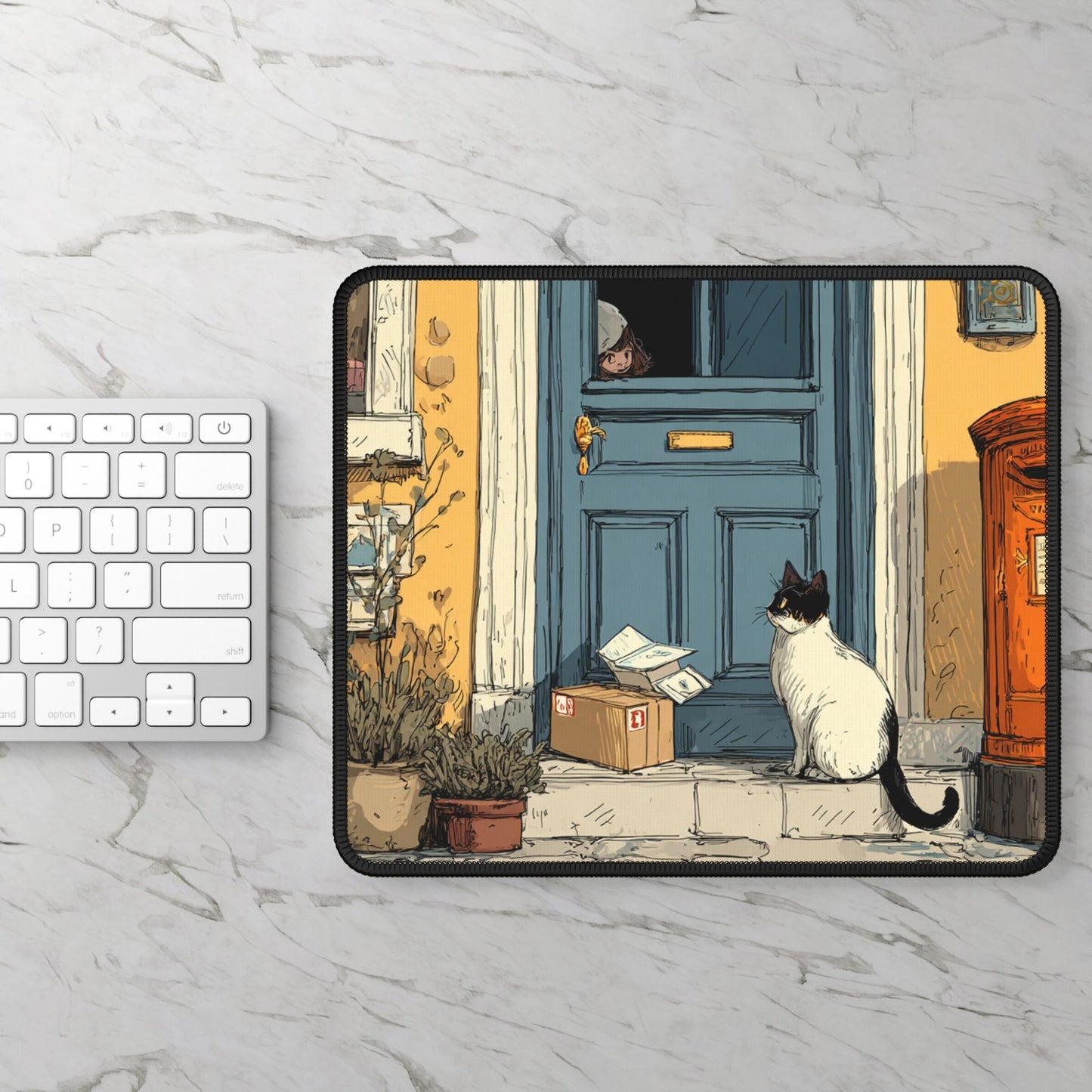 Special Delivery Desk Mat, Mouse Pad, Gaming Playmat