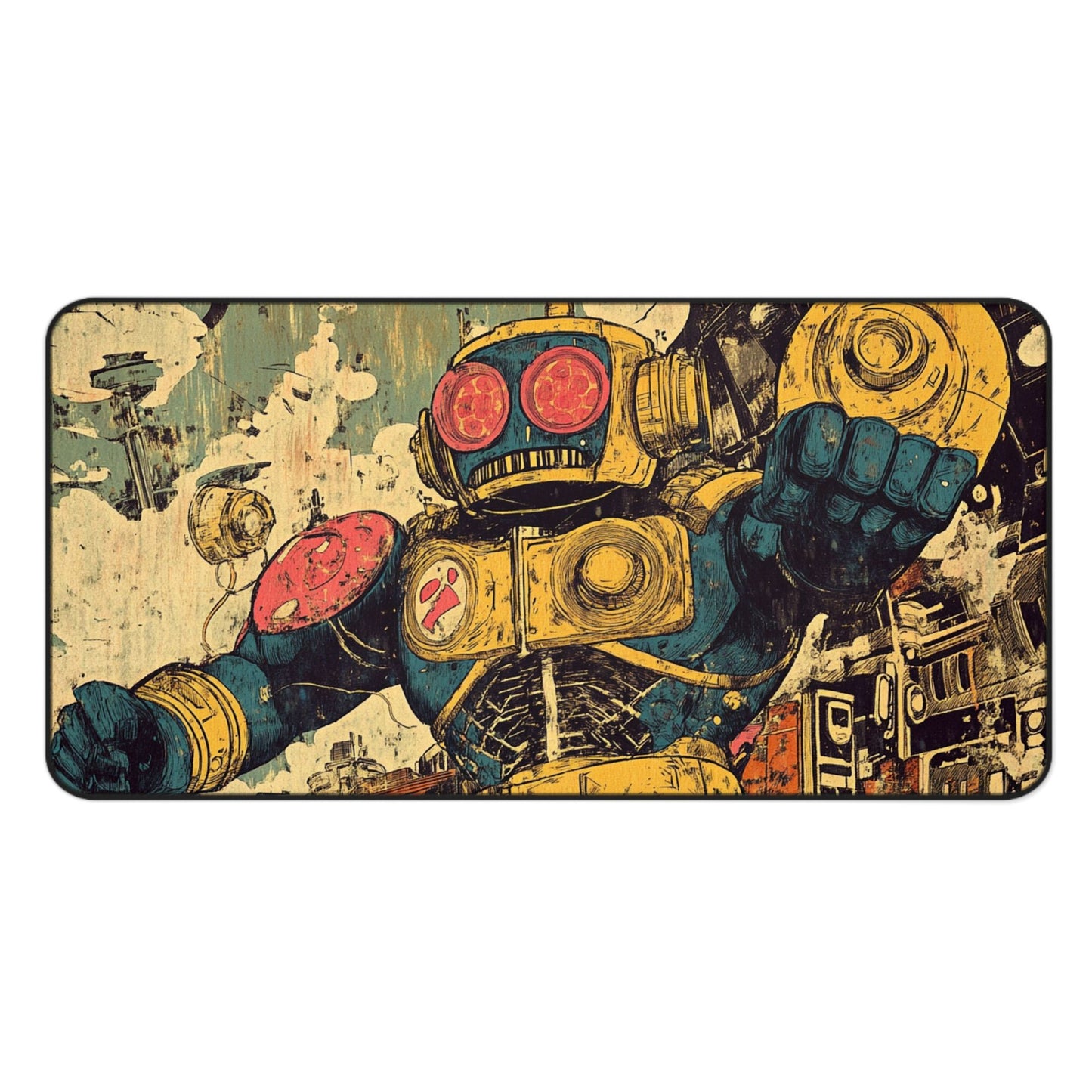 Comic Book Art Desk Mat, Mouse Pad, Gaming Mat