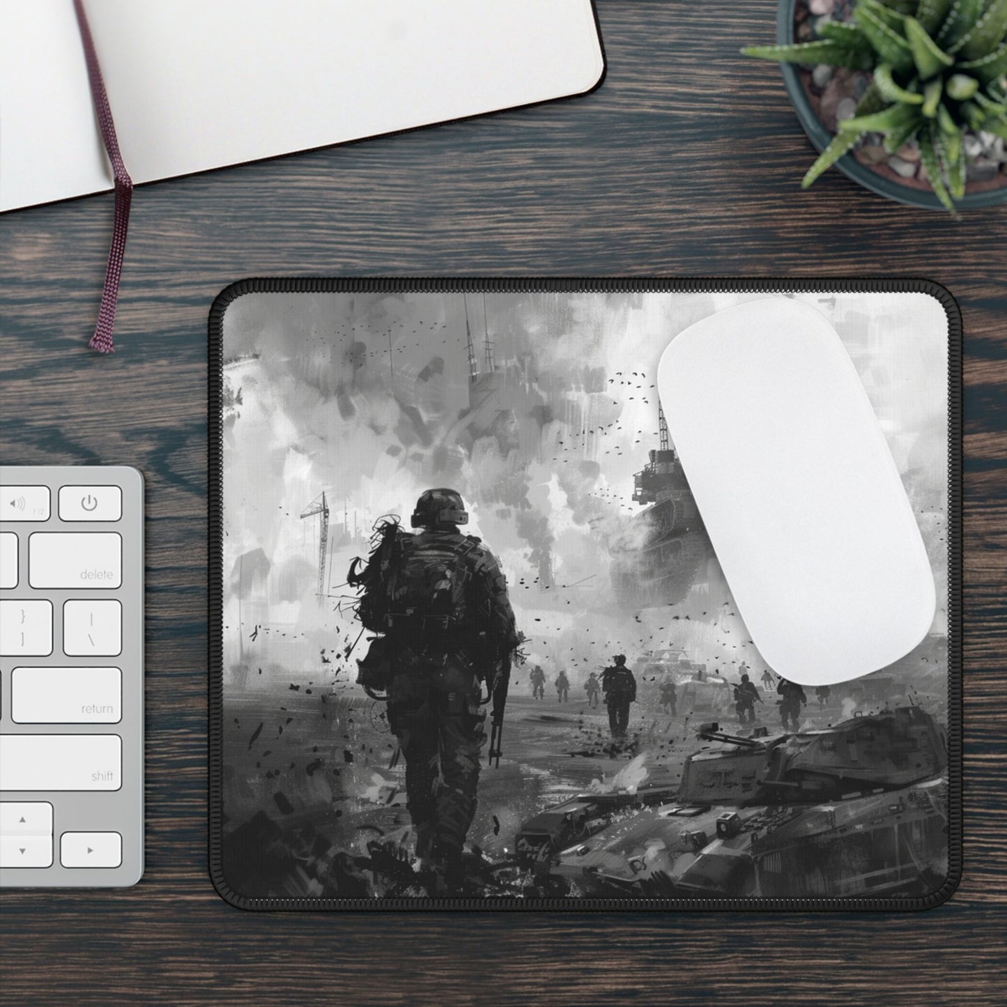 Entimes Battle Desk Mat, Mouse Pad, Gaming Playmat