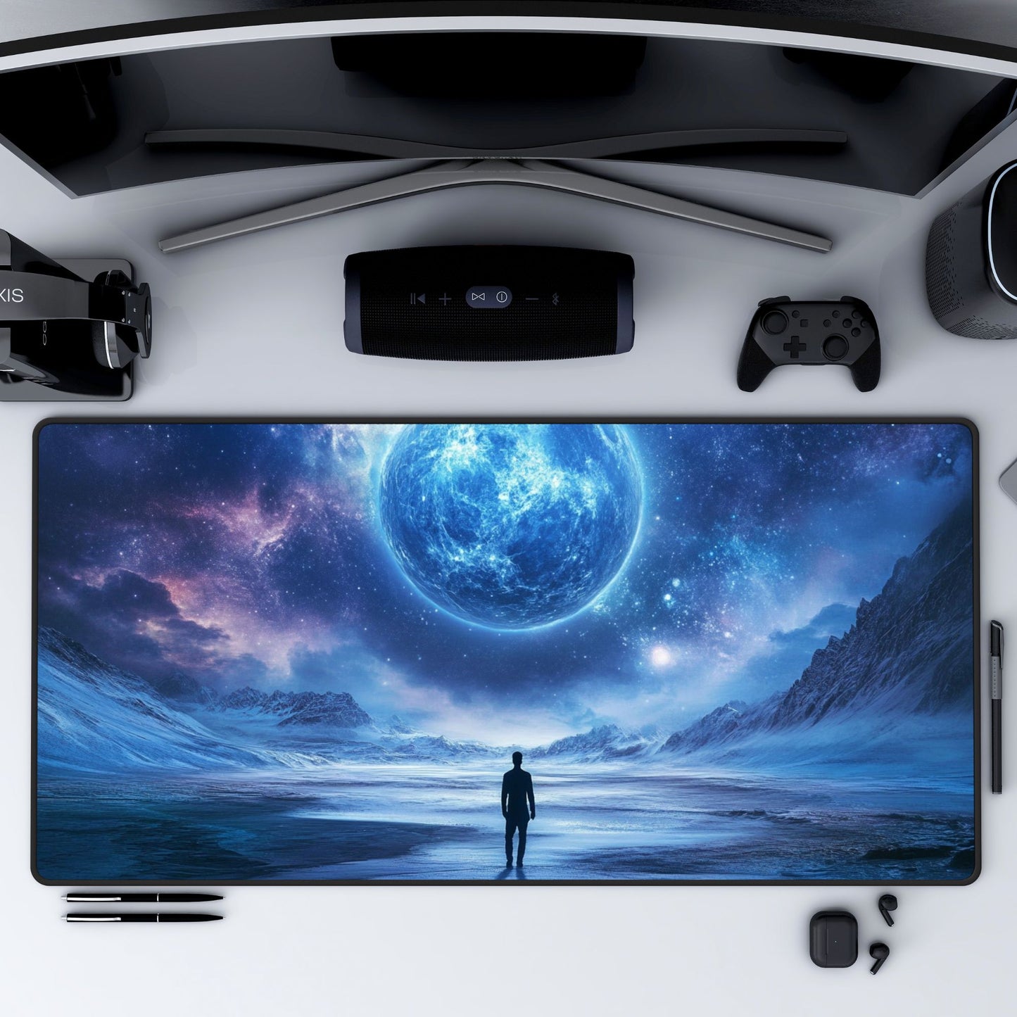 Space Art Desk Mat, Mouse Pad, Gaming Mat
