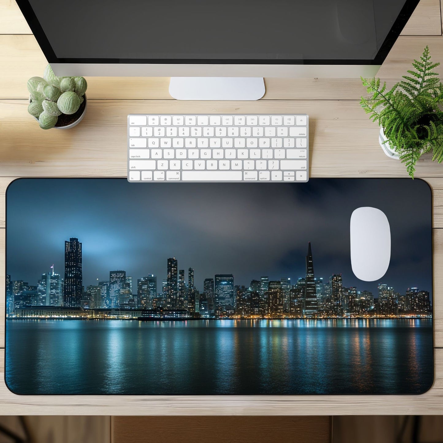 Philadelphia Skyline Desk Mat, Mouse Pad, Gaming Playmat