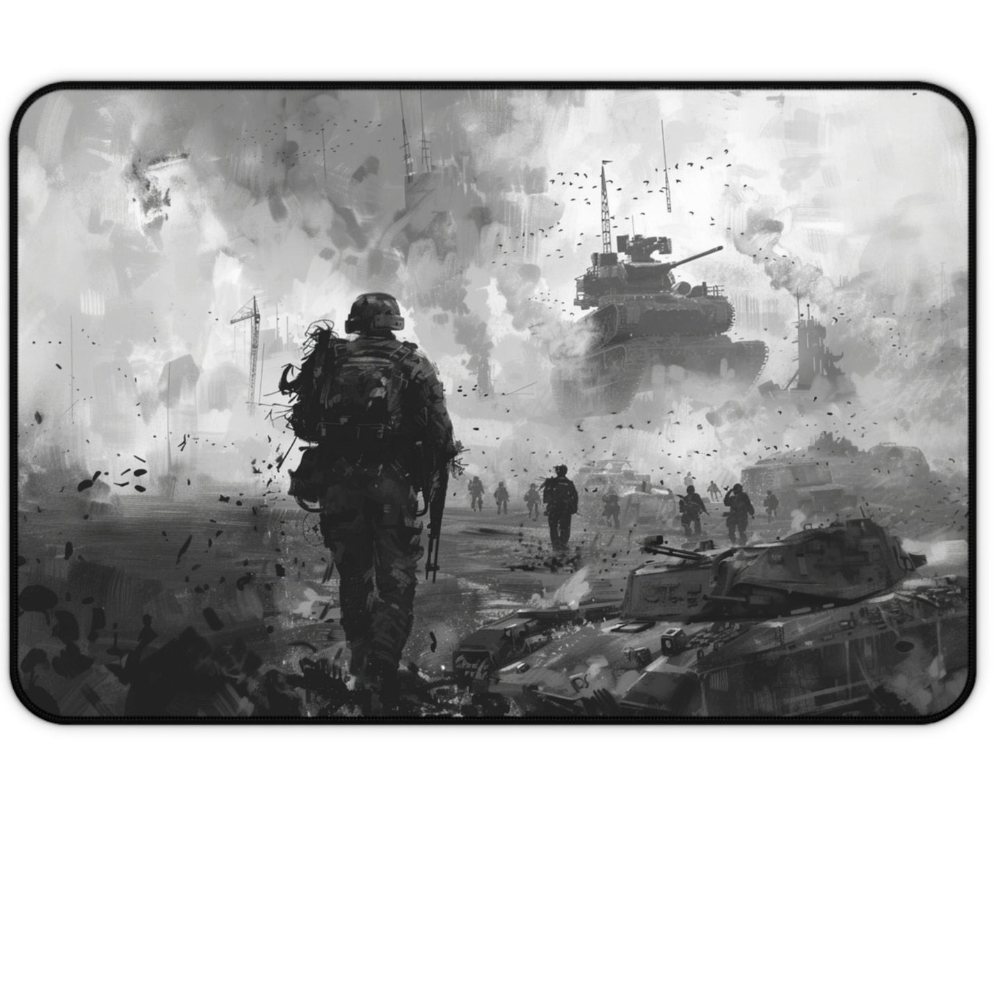 Entimes Battle Desk Mat, Mouse Pad, Gaming Playmat