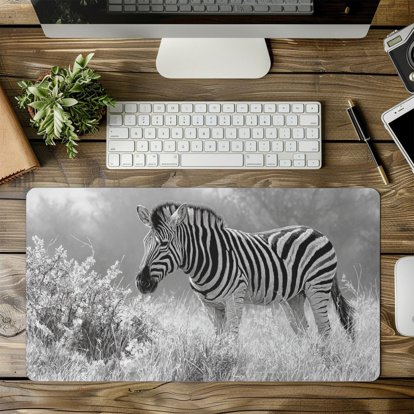 Zebra Desk Mat, Mouse Pad, Gaming Playmat
