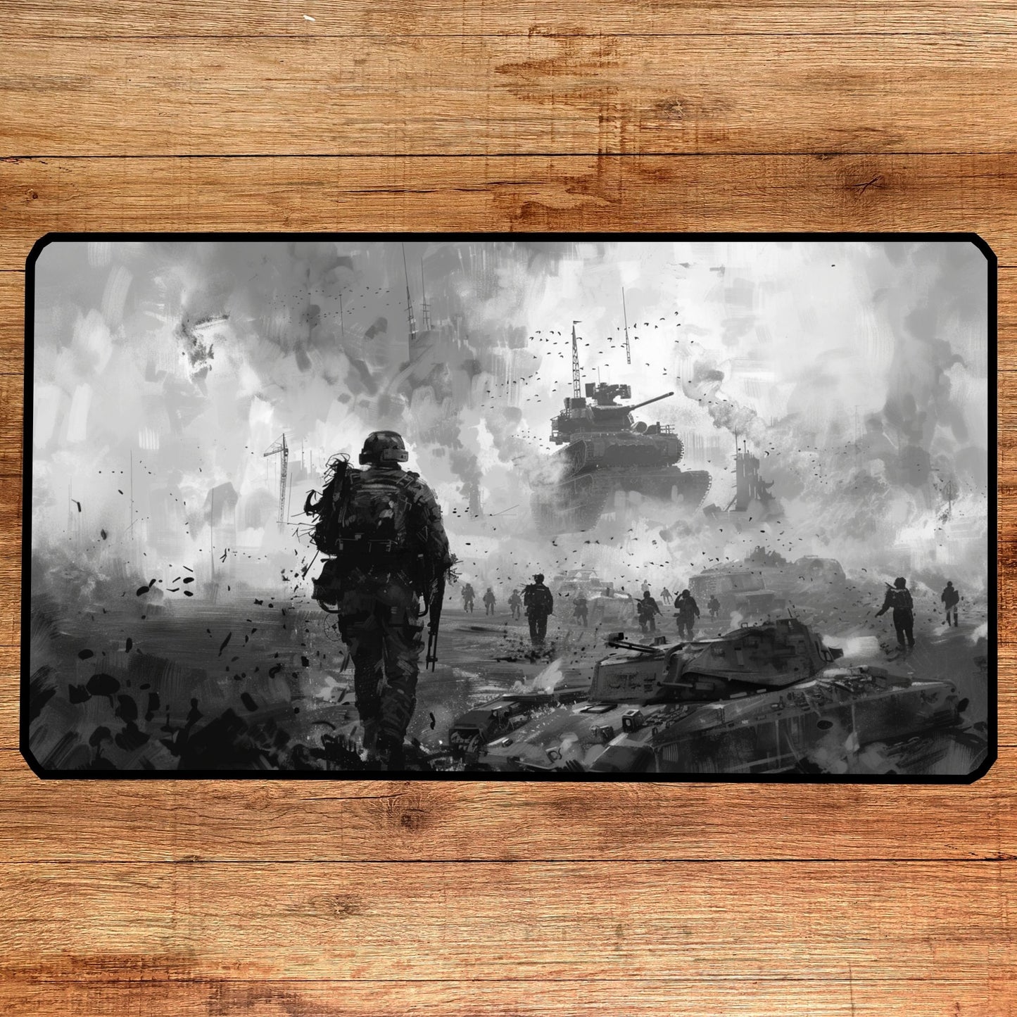 Entimes Battle Desk Mat, Mouse Pad, Gaming Playmat