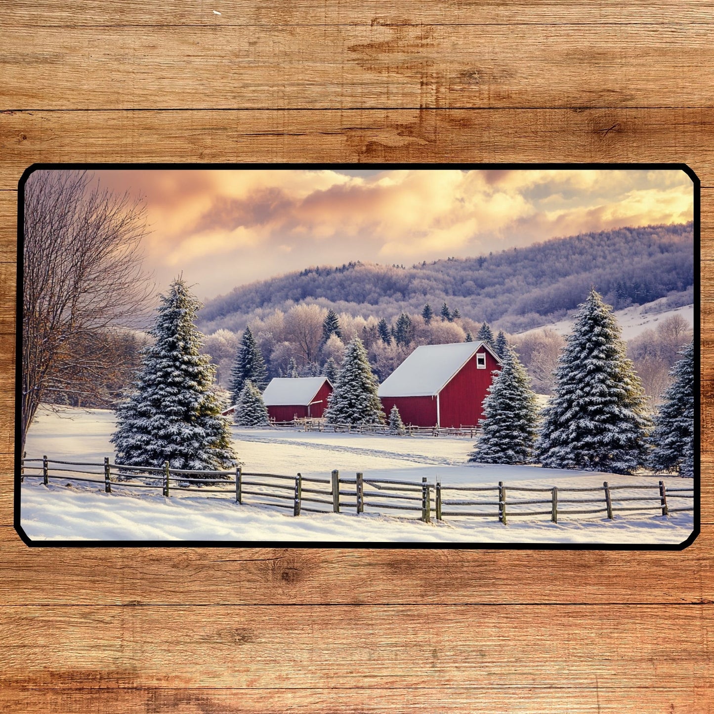 Winter Desk Mat, Mouse Pad, Gaming Playmat