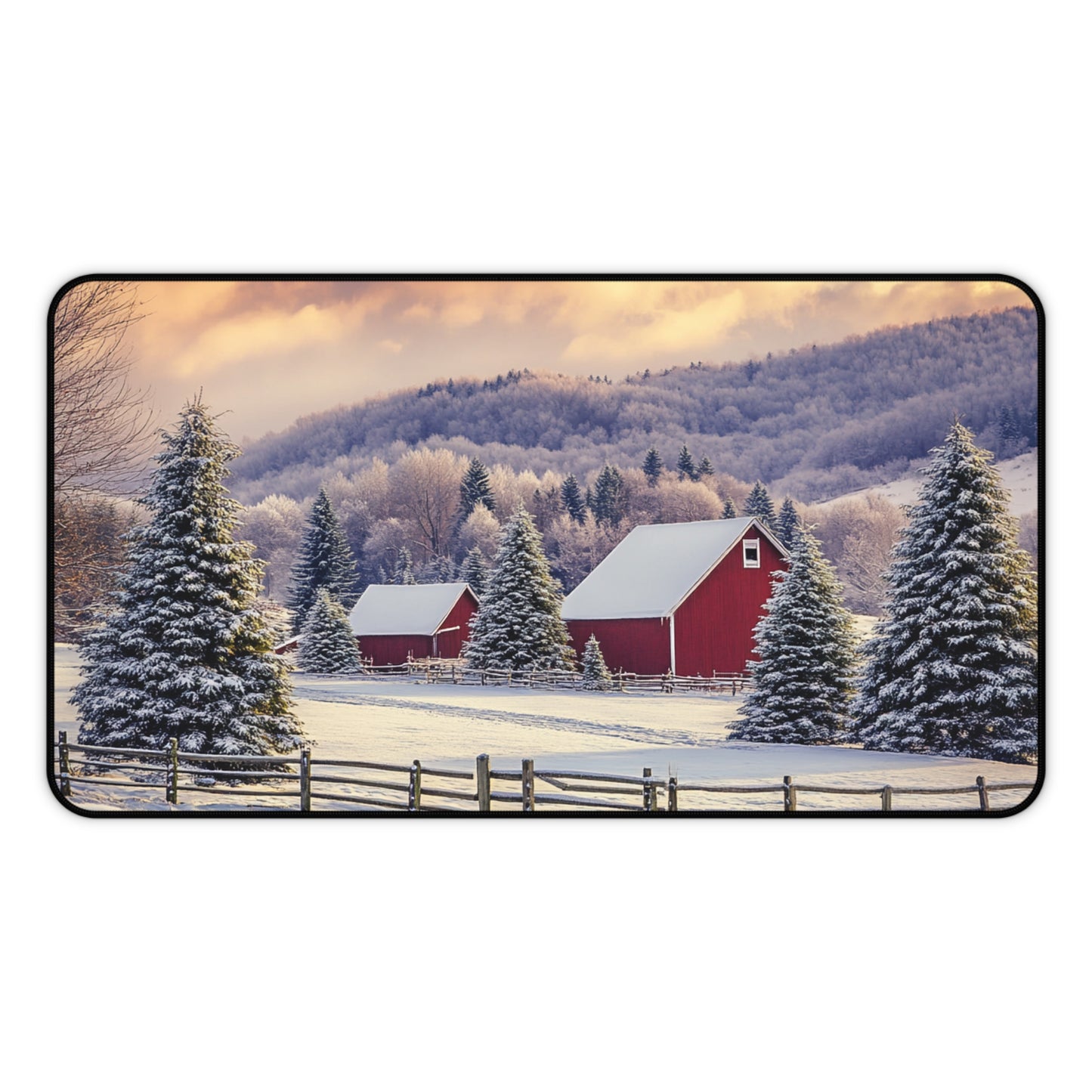 Winter Desk Mat, Mouse Pad, Gaming Playmat