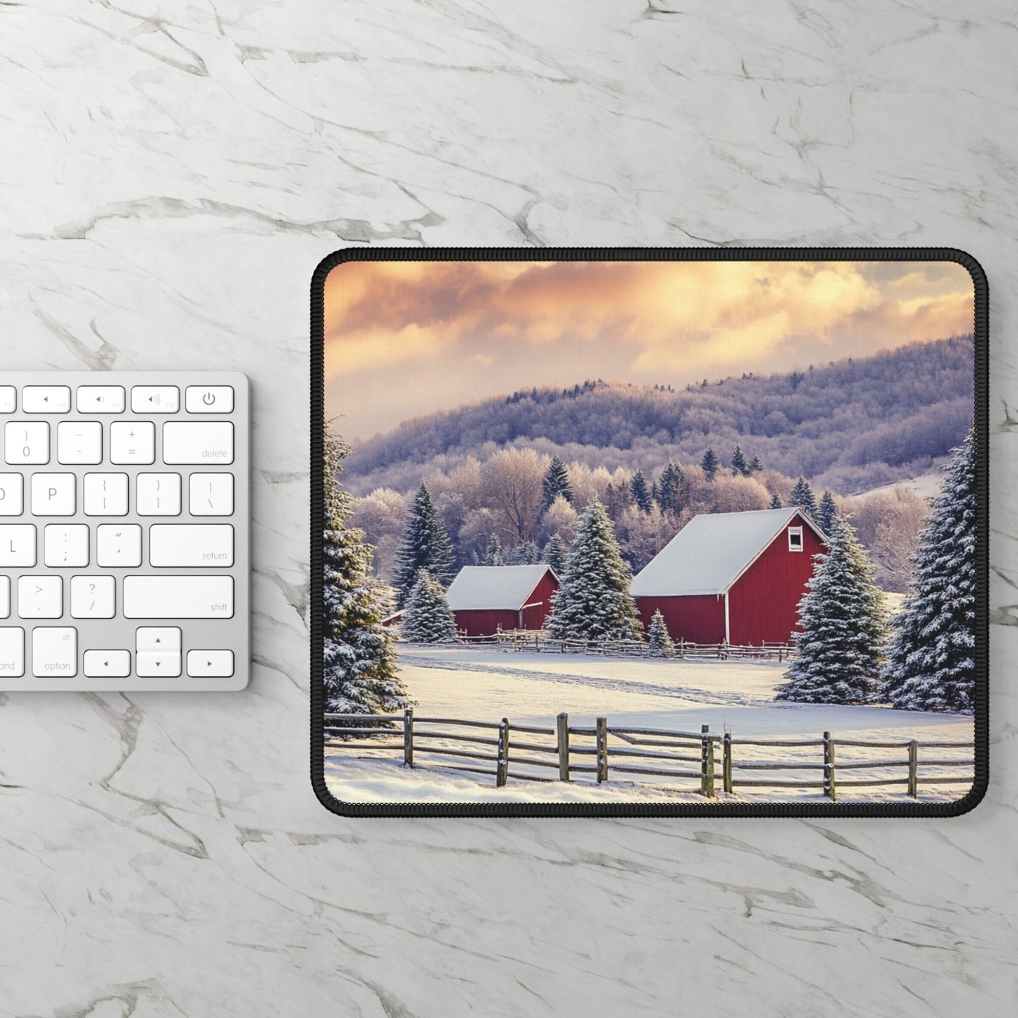Winter Desk Mat, Mouse Pad, Gaming Playmat