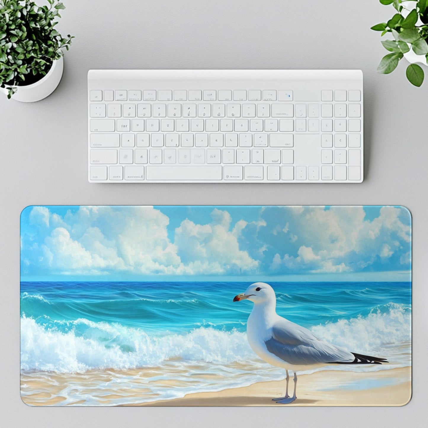 Sea Gull Desk Mat, Mouse Pad, Gaming Mat