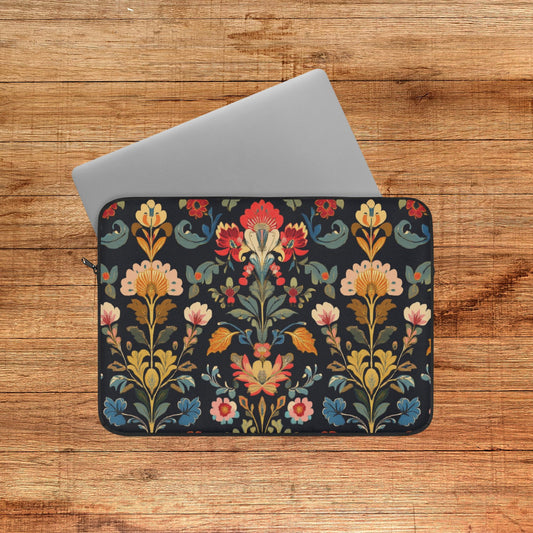 Dark Floral Laptop and Tablet Sleeve/Bag/Case