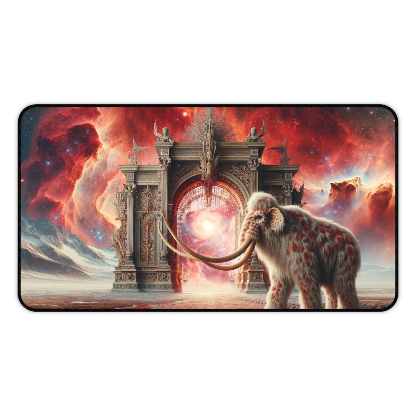Portal to Nebula Desk Mat, Mouse Pad, Gaming Playmat