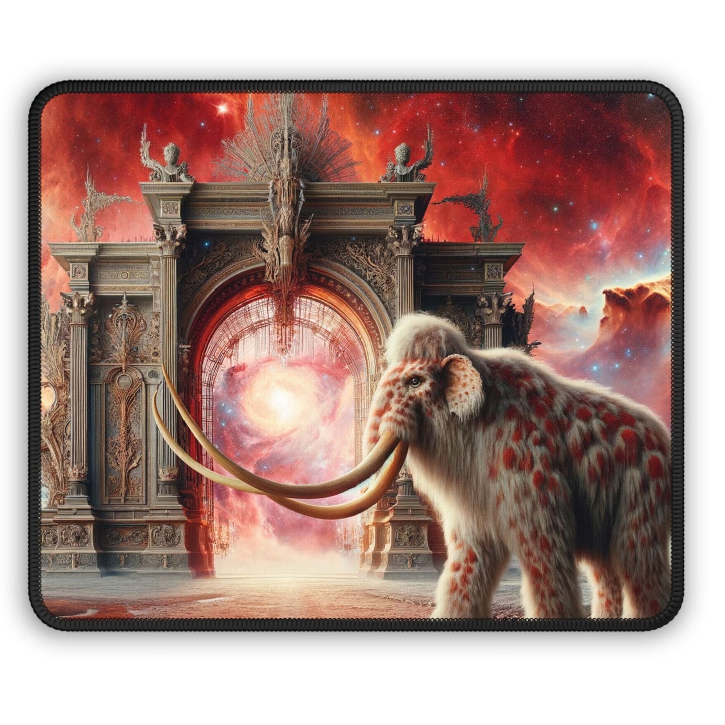 Portal to Nebula Desk Mat, Mouse Pad, Gaming Playmat