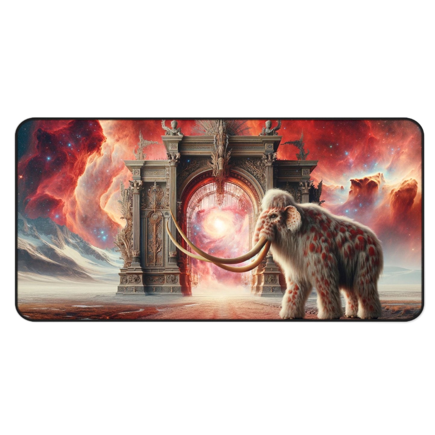 Portal to Nebula Desk Mat, Mouse Pad, Gaming Playmat