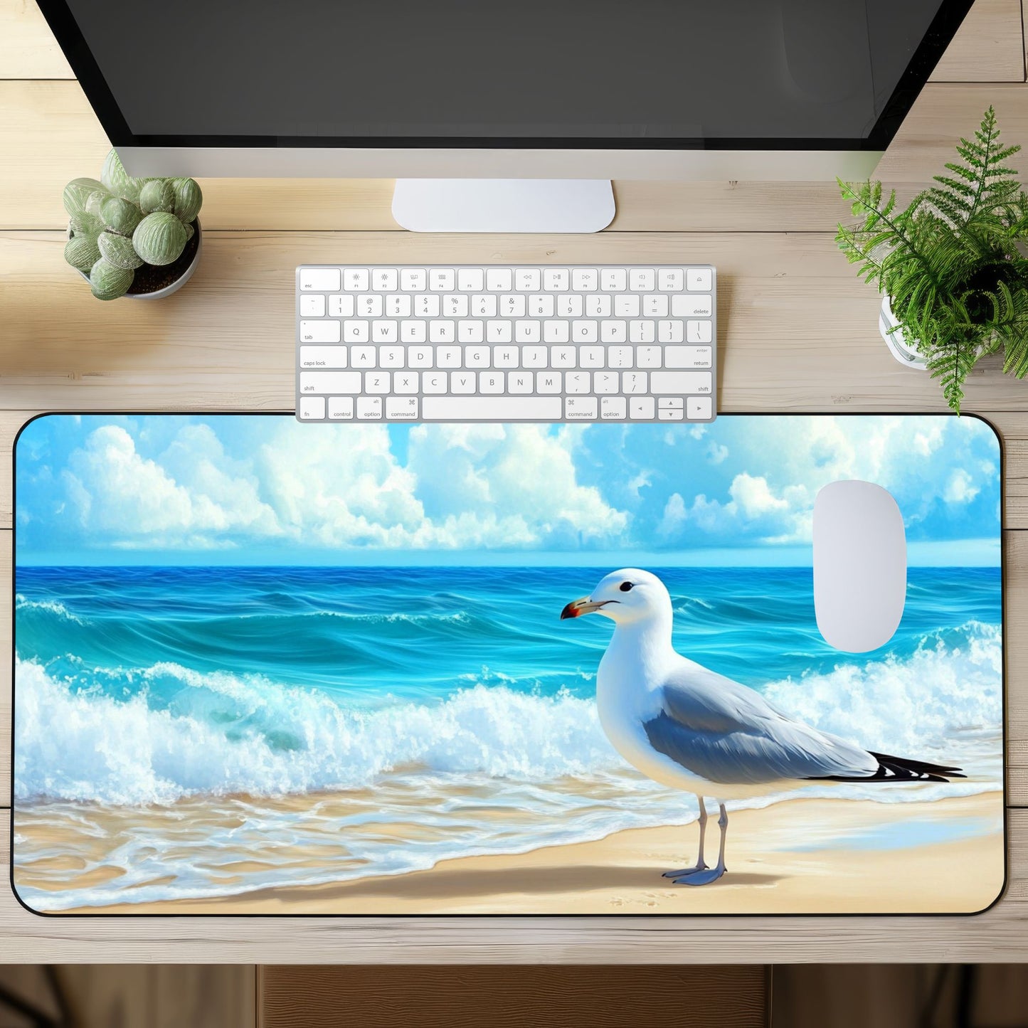 Sea Gull Desk Mat, Mouse Pad, Gaming Mat