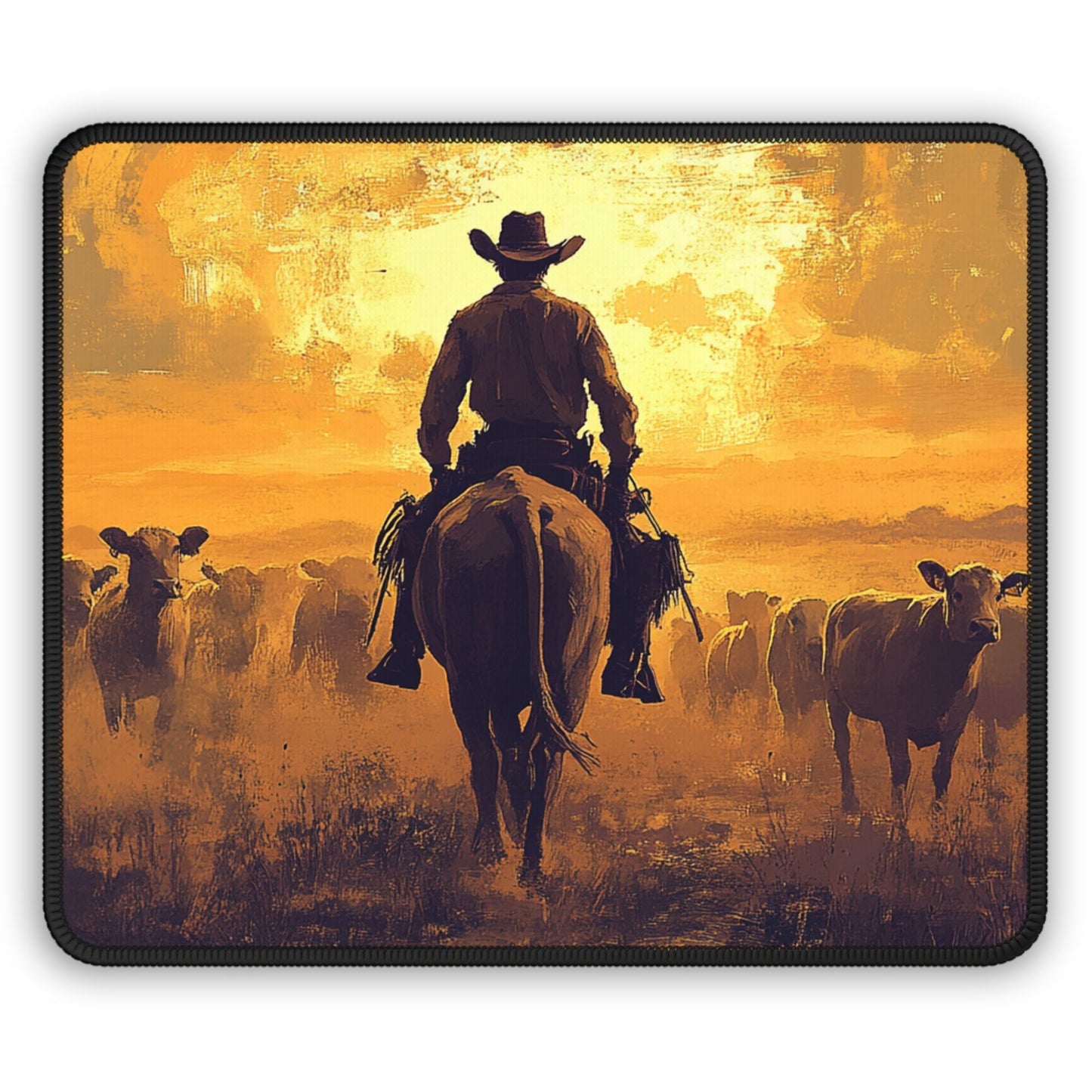 Western Art Desk Mat, Mouse Pad, Gaming Playmat