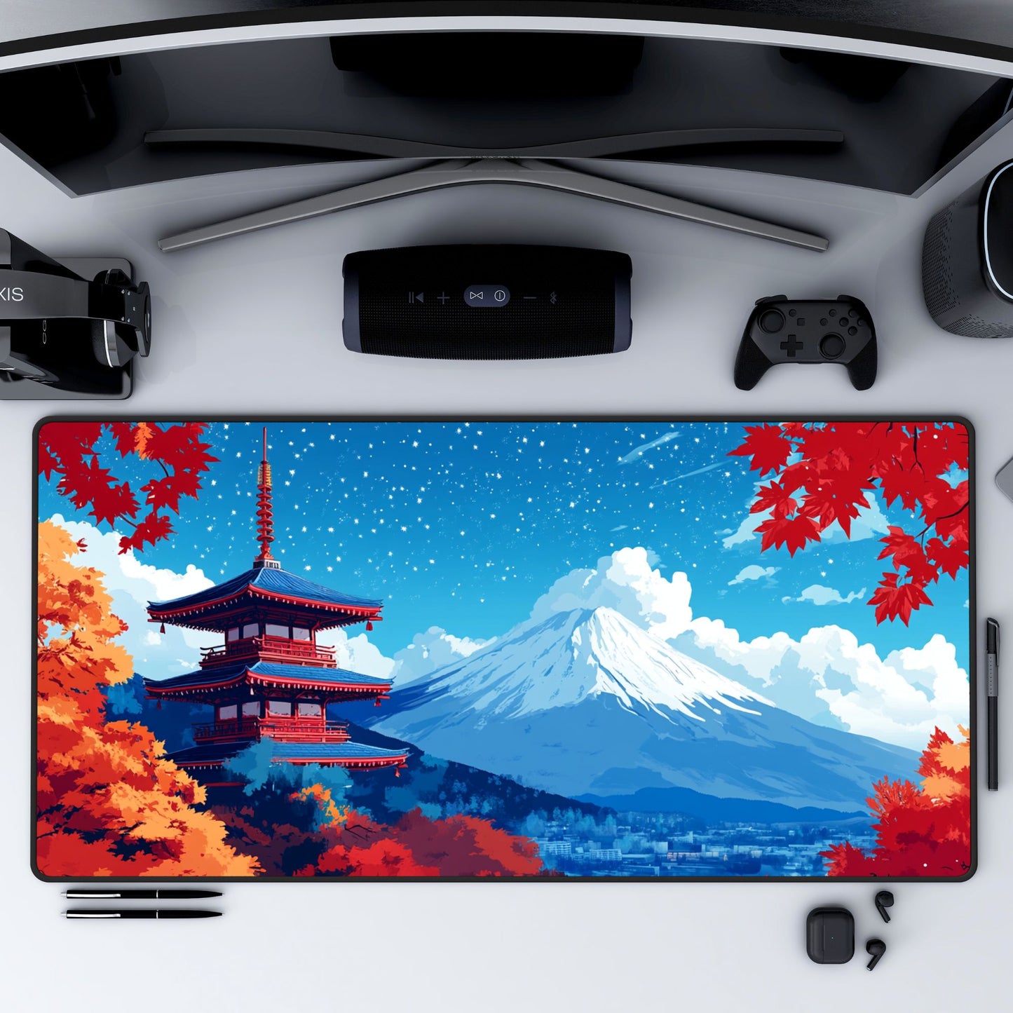 Mt. Fuji  Desk Mat, Mouse Pad, Gaming Mat