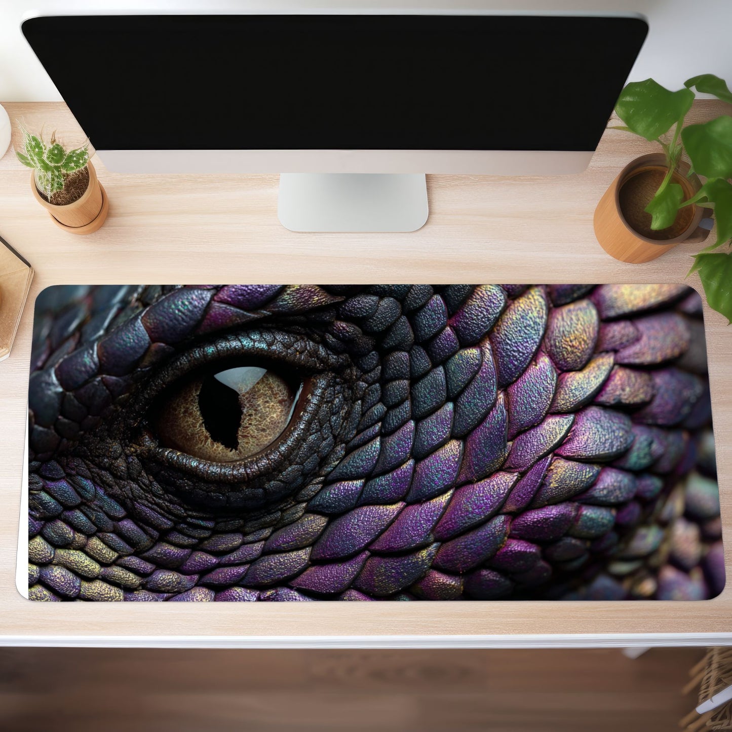 Dragon Eye Desk Mat, Mouse Pad, Gaming Playmat