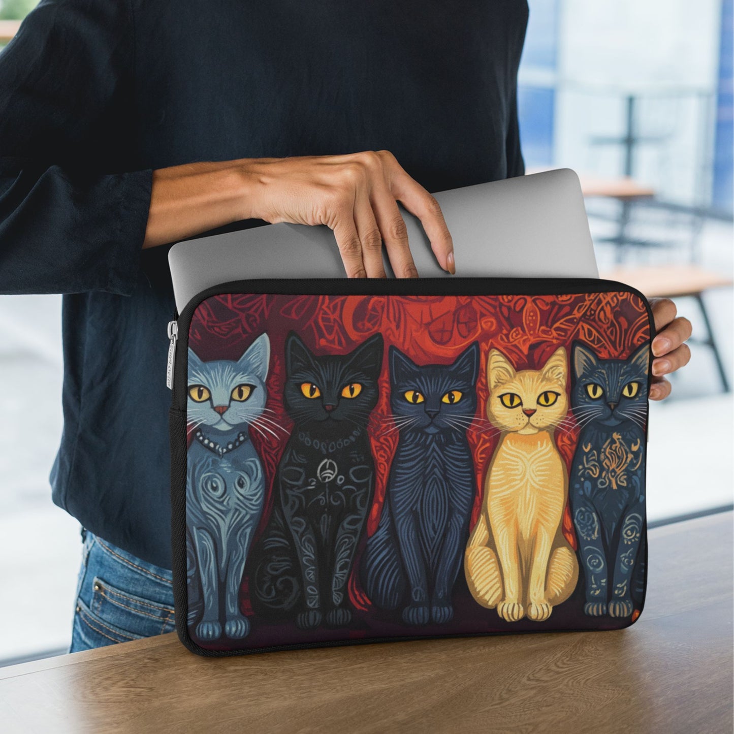 Folk Art Laptop and Tablet Sleeve/Bag/Case