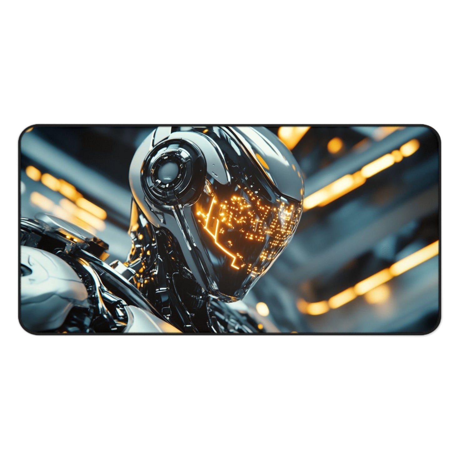 Android Sci Fi Desk Mat, Mouse Pad, Gaming Mat