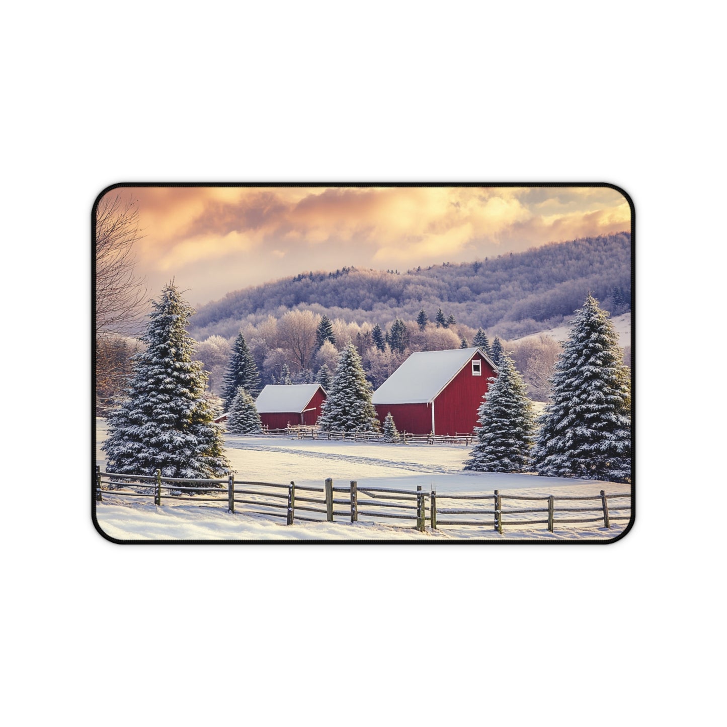 Winter Desk Mat, Mouse Pad, Gaming Playmat