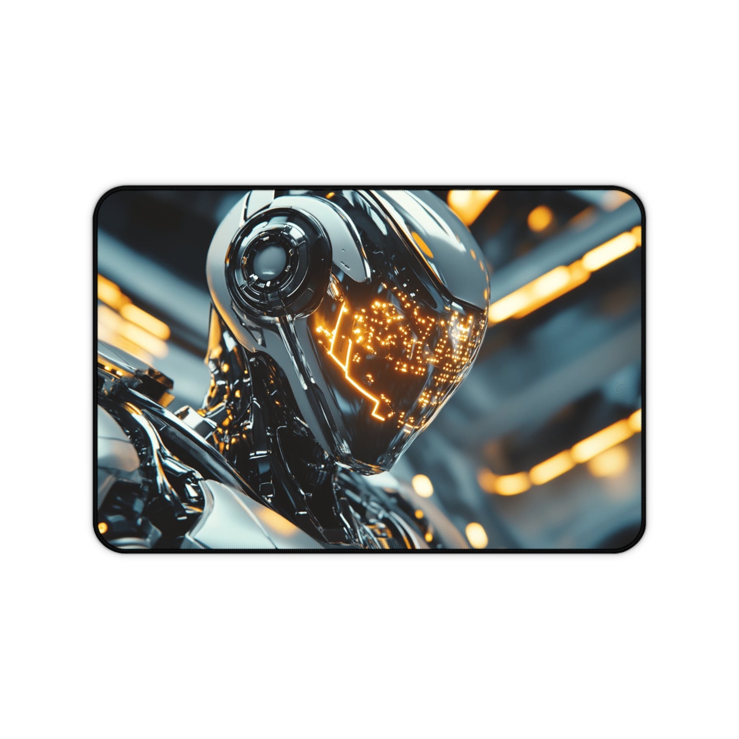 Android Sci Fi Desk Mat, Mouse Pad, Gaming Mat